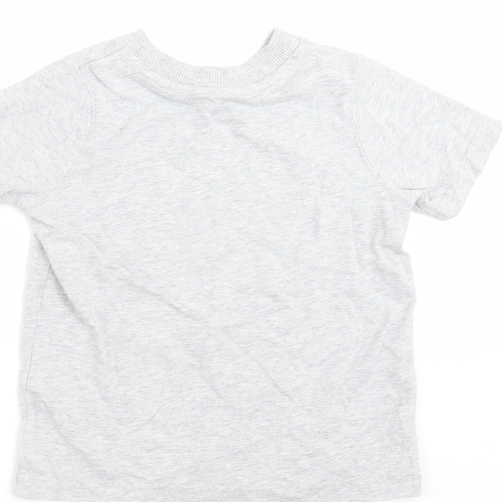 Mothercare Boys Grey   Basic T-Shirt Size 2-3 Years  - Cool like Dad
