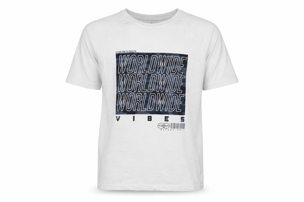 George Boys White   Basic T-Shirt Size 11-12 Years