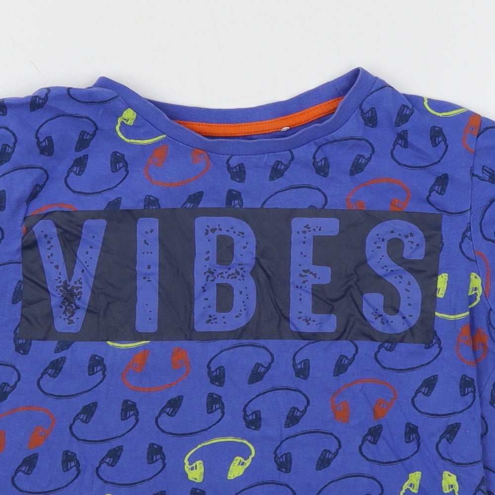 Peacocks Boys Blue   Basic T-Shirt Size 10-11 Years