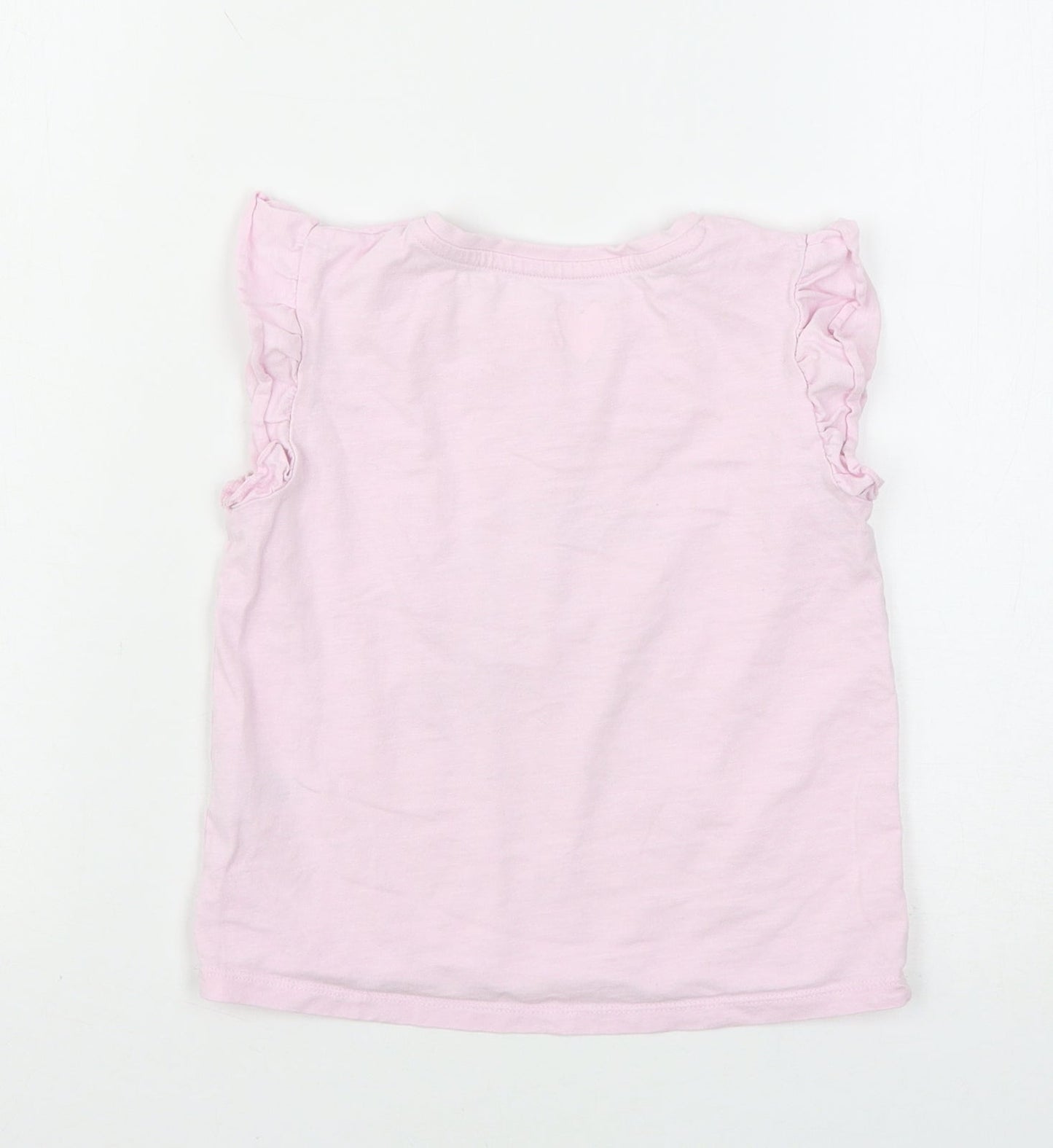 Matalan Girls Pink   Basic T-Shirt Size 5 Years