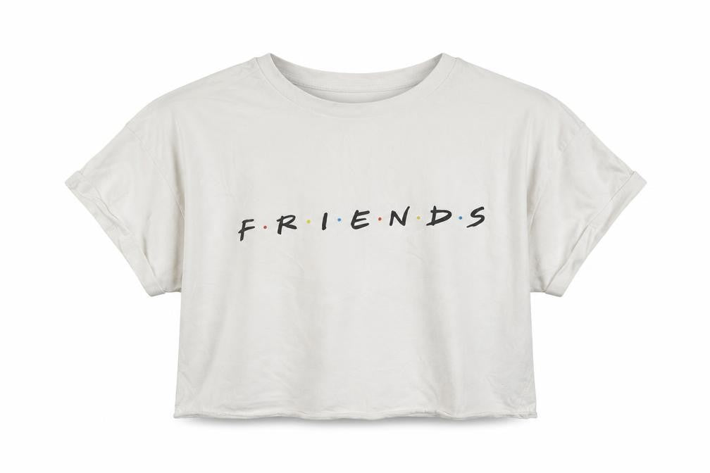 New Look Girls White   Basic T-Shirt Size 10-11 Years  - F.R.I.E.N.D.S