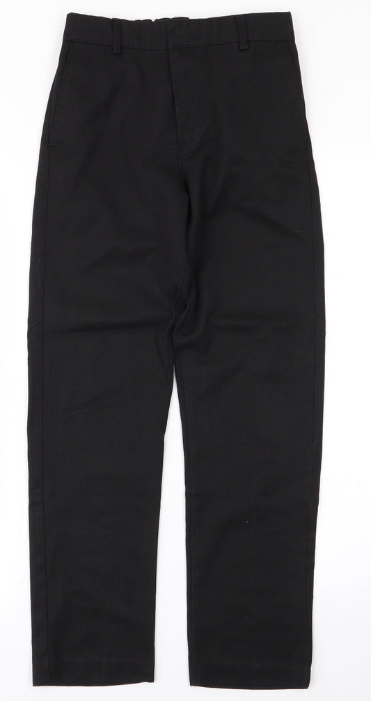 Preworn Boys Black   Dress Pants Trousers Size 11-12 Years