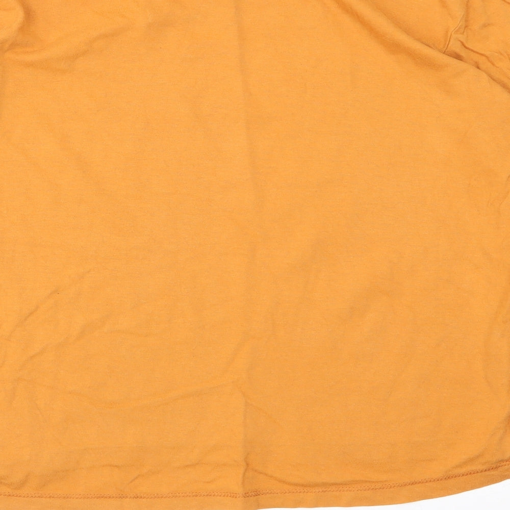 Tbar Womens Yellow   Basic T-Shirt Size XS