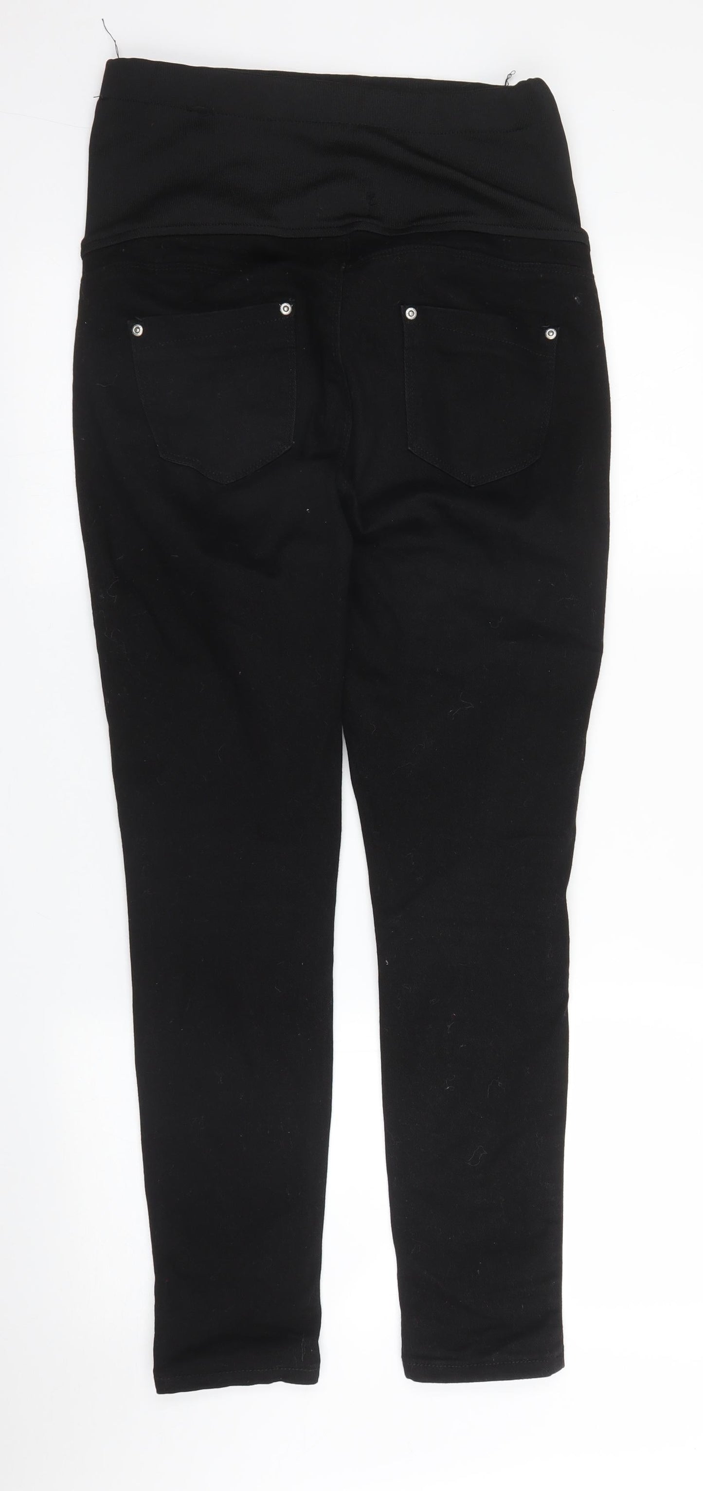 Boohoo Womens Black  Denim Skinny Jeans Size 10 L27 in