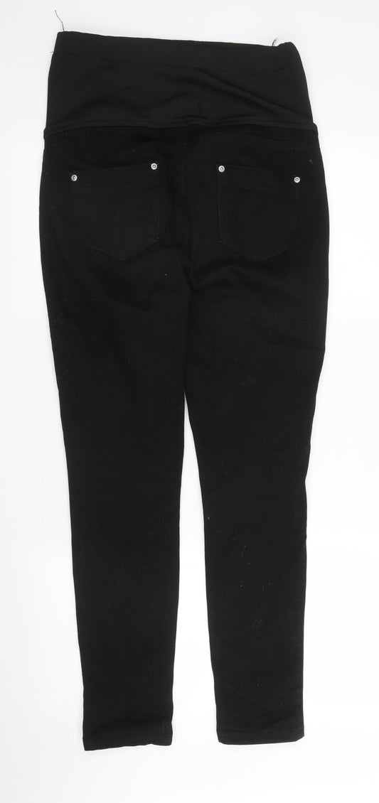 Boohoo Womens Black  Denim Skinny Jeans Size 10 L27 in