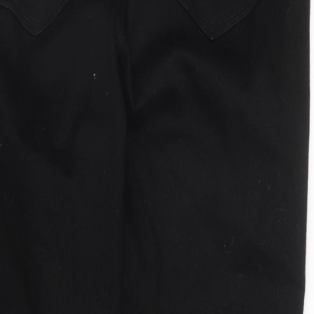 Boohoo Womens Black  Denim Skinny Jeans Size 10 L27 in