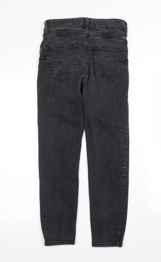 New Look Womens Black  Denim Skinny Jeans Size 8 L24 in