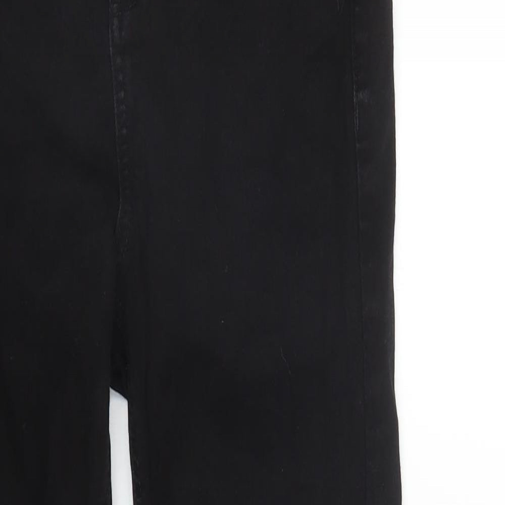 Dorothy Perkins Womens Black  Denim Skinny Jeans Size 8 L25 in