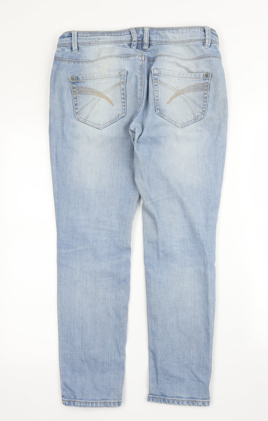 YesYes Womens Blue  Denim Skinny Jeans Size 10 L25 in