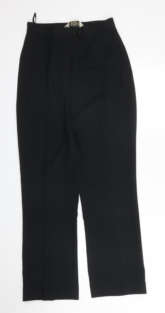 Premium Collection Womens Black   Trousers  Size 10 L30 in