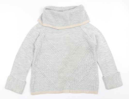Oasis Womens Grey   Pullover Jumper Size M