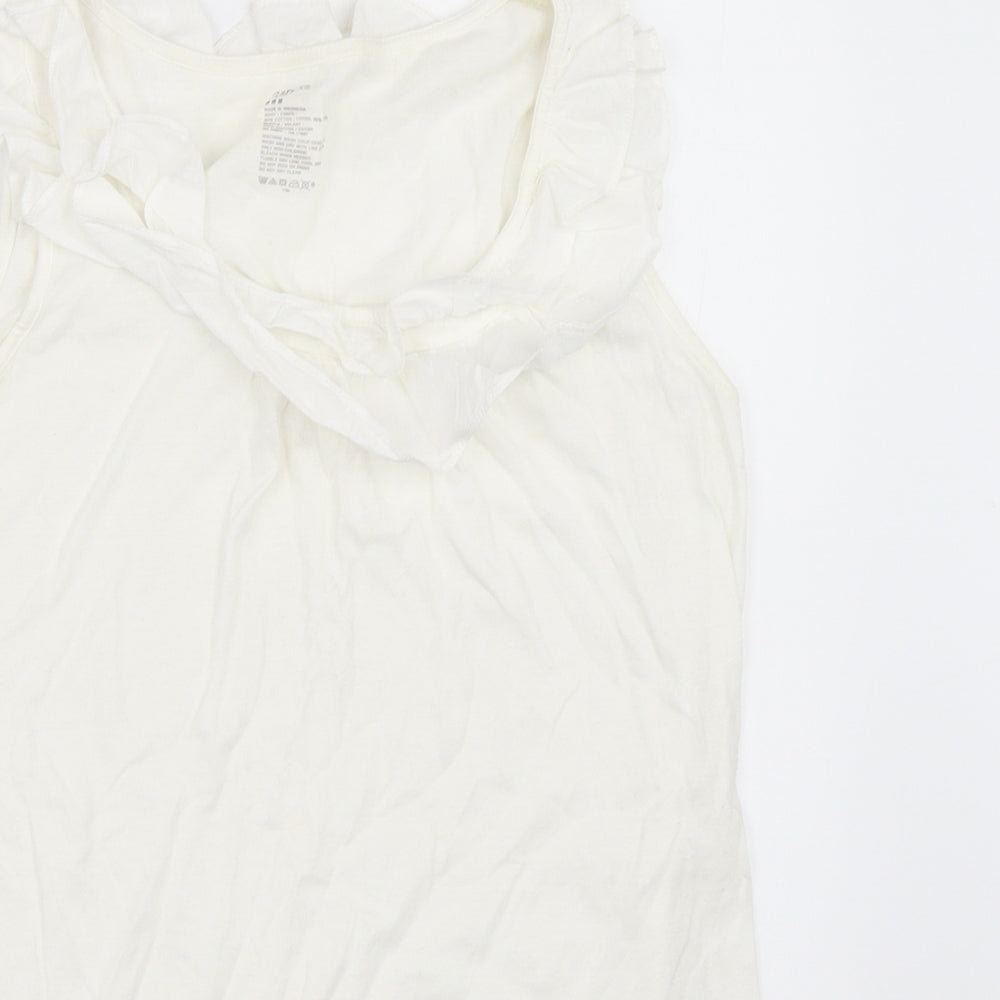 Gap Womens White   Basic Tank Size XS