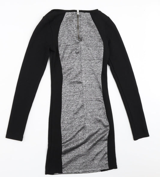 H&M Womens Black   Bodycon  Size 6