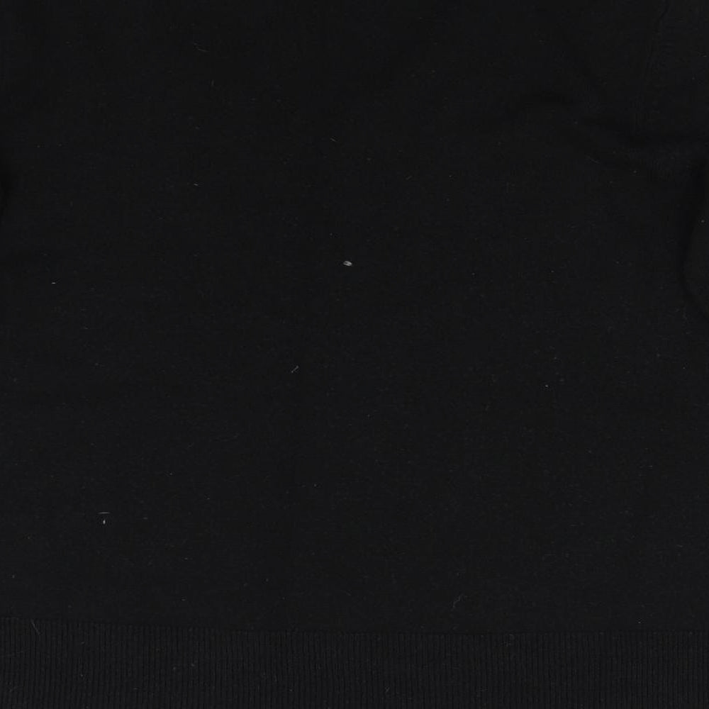 BHS Mens Black  Knit Pullover Jumper