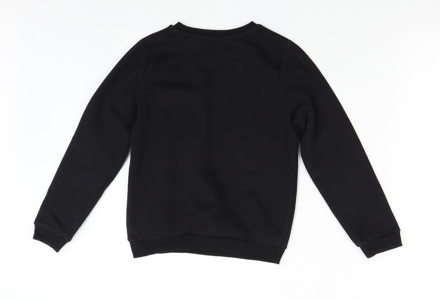 Primark Boys Black   Pullover Sweatshirt Size 9-10 Years
