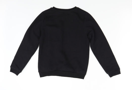 Primark Boys Black   Pullover Sweatshirt Size 9-10 Years