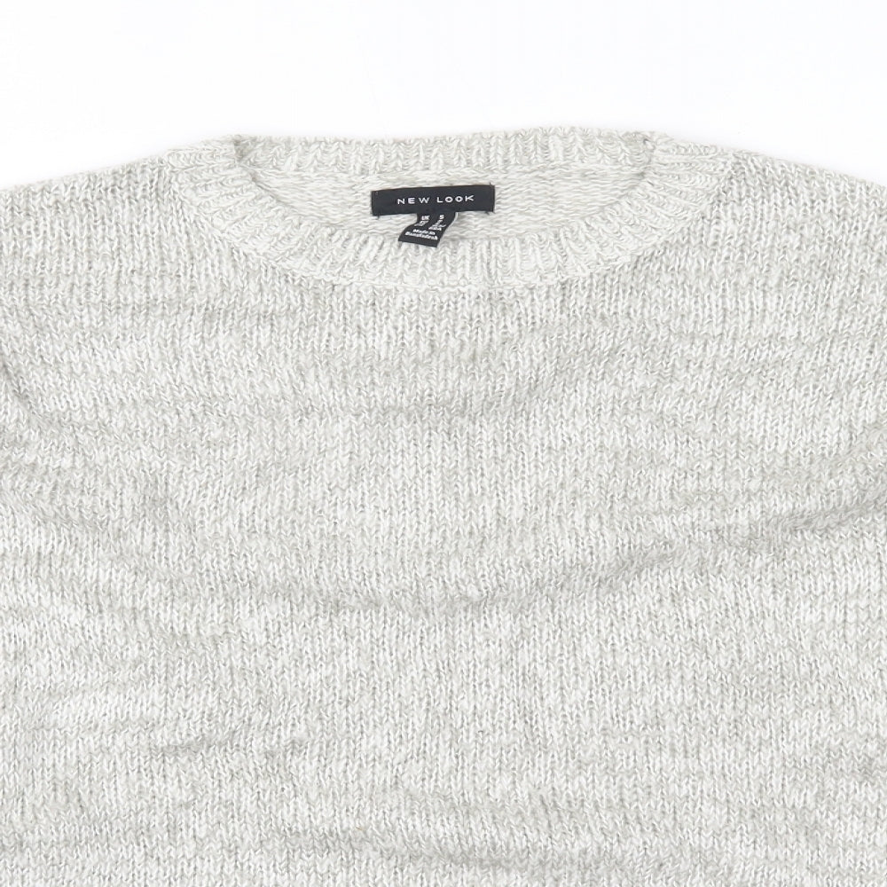 New Look Womens Grey   Pullover Jumper Size S