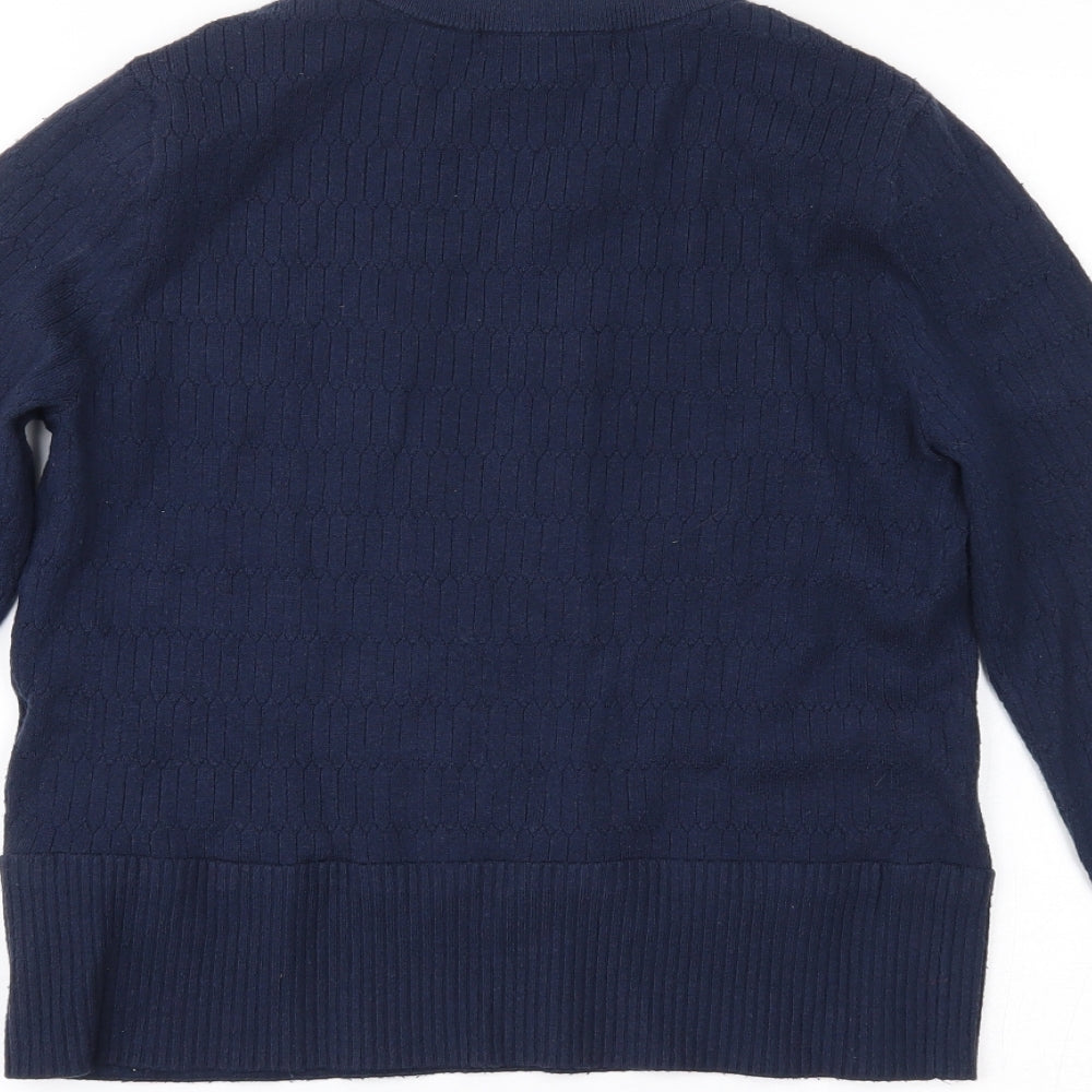Marks and Spencer Womens Blue   Pullover Jumper Size 12