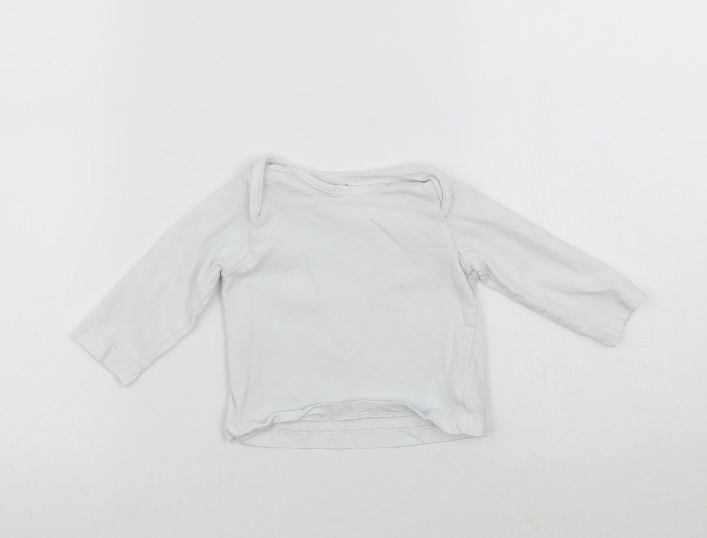 Lullaby Girls White   Basic T-Shirt Size 3-6 Months
