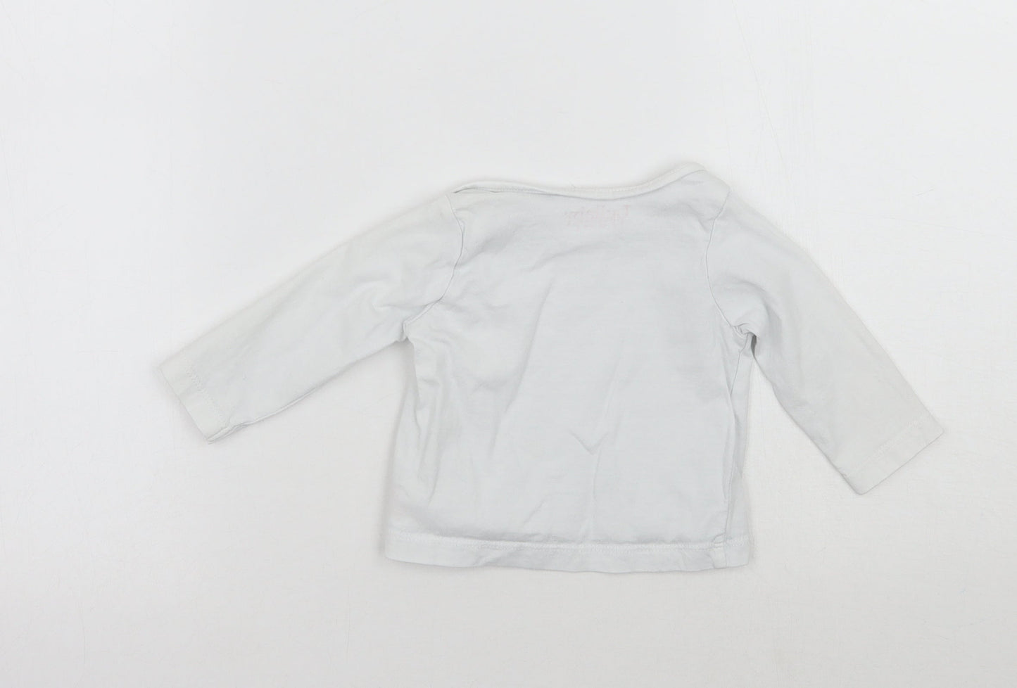 Lullaby Girls White   Basic T-Shirt Size 3-6 Months