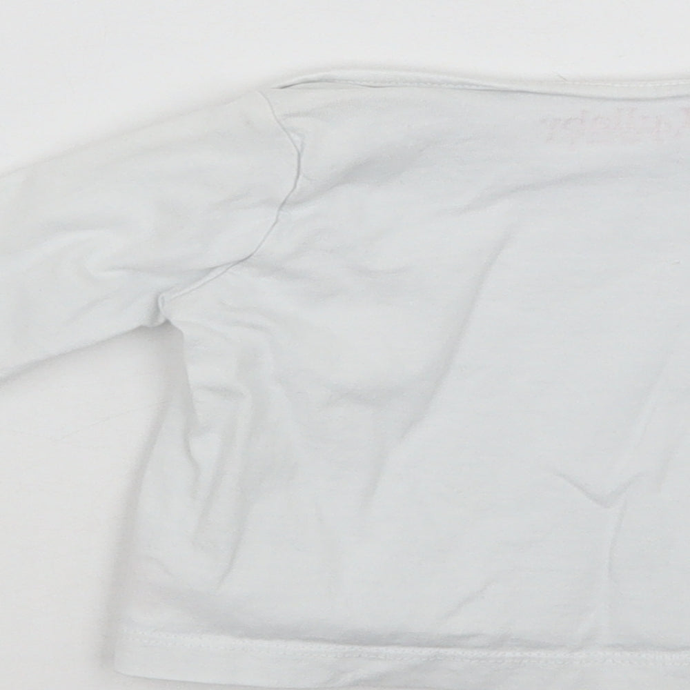 Lullaby Girls White   Basic T-Shirt Size 3-6 Months