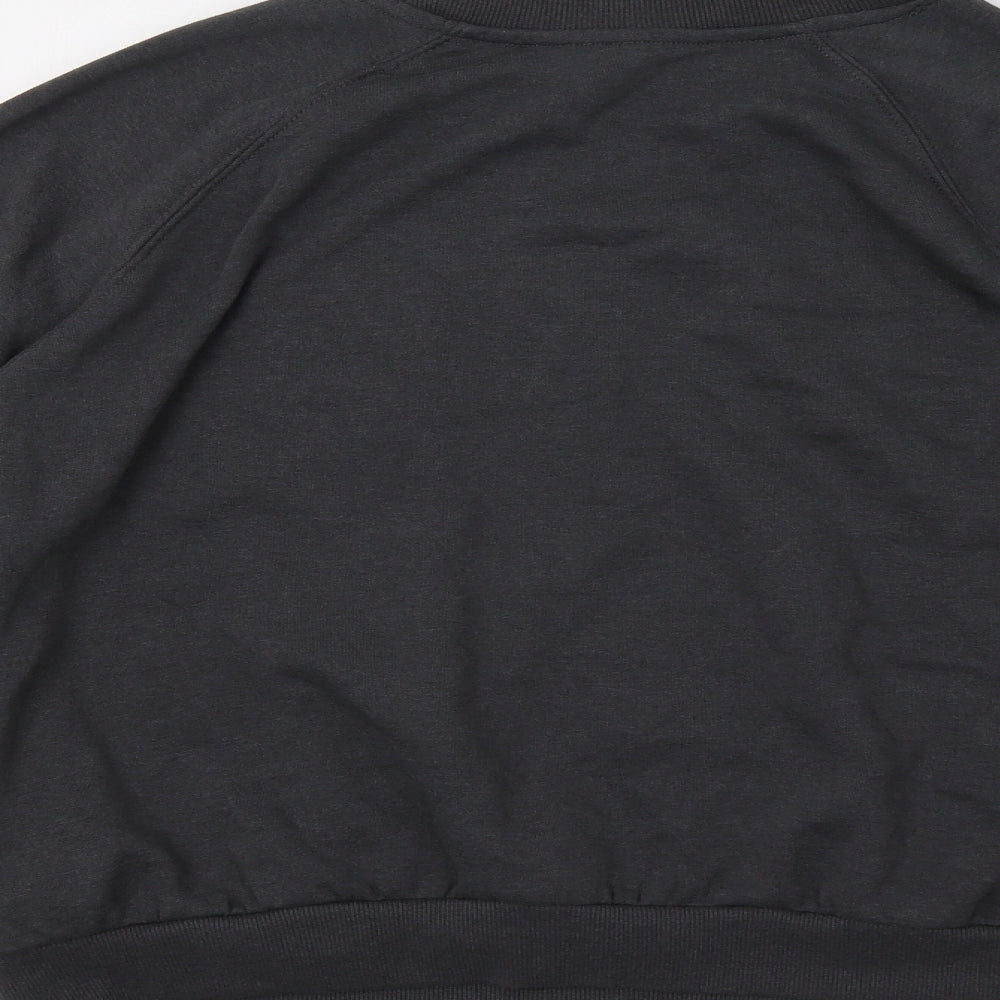H&M Womens Grey   Pullover Sweatshirt Size L