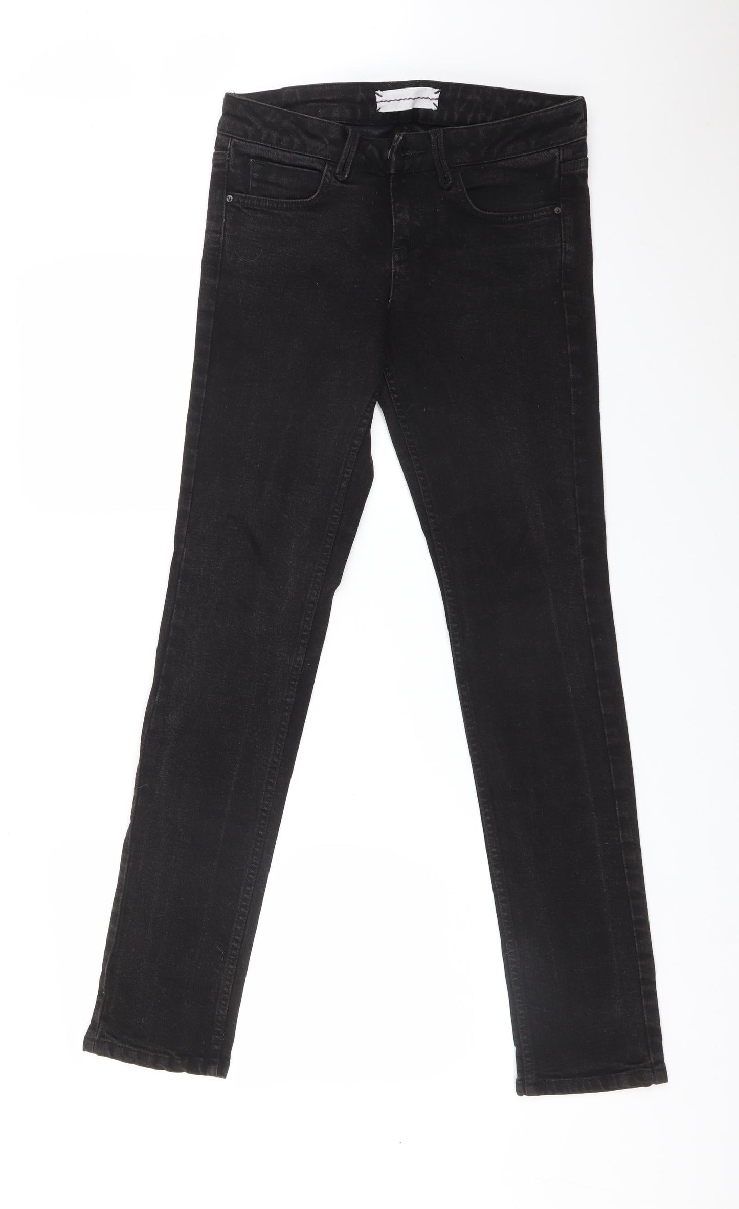 Topshop Womens Black   Skinny Jeans Size 28 L32 in