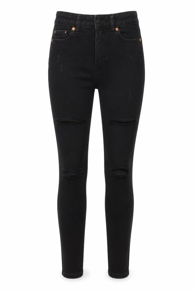 DENIM CO Womens Black   Skinny Jeans Size 6 L28 in