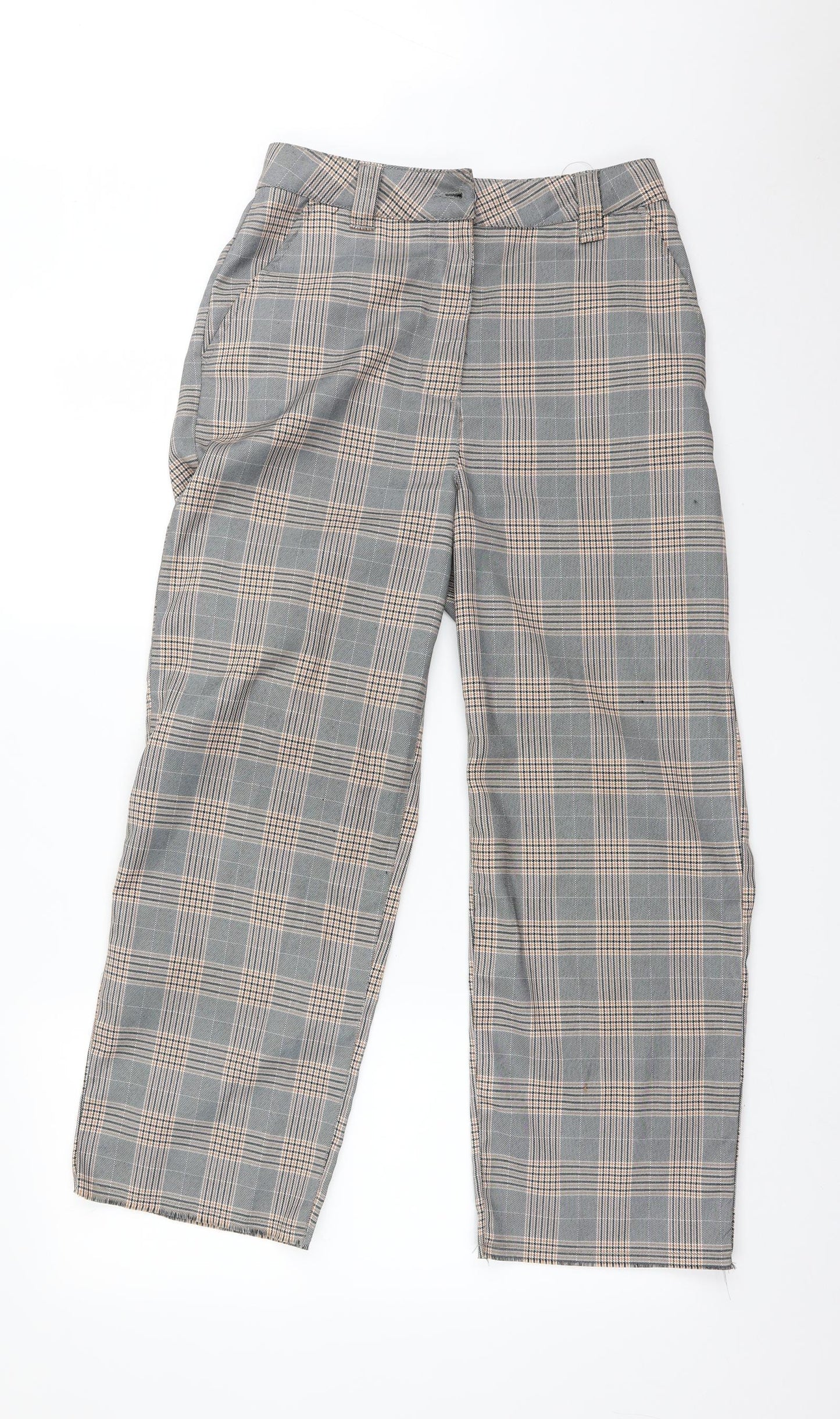ASOS Womens Multicoloured Check  Trousers  Size 8 L26 in