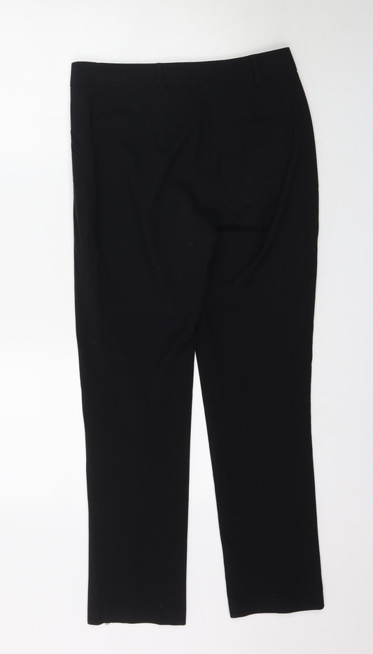 Papaya Womens Black   Trousers  Size 8 L29 in