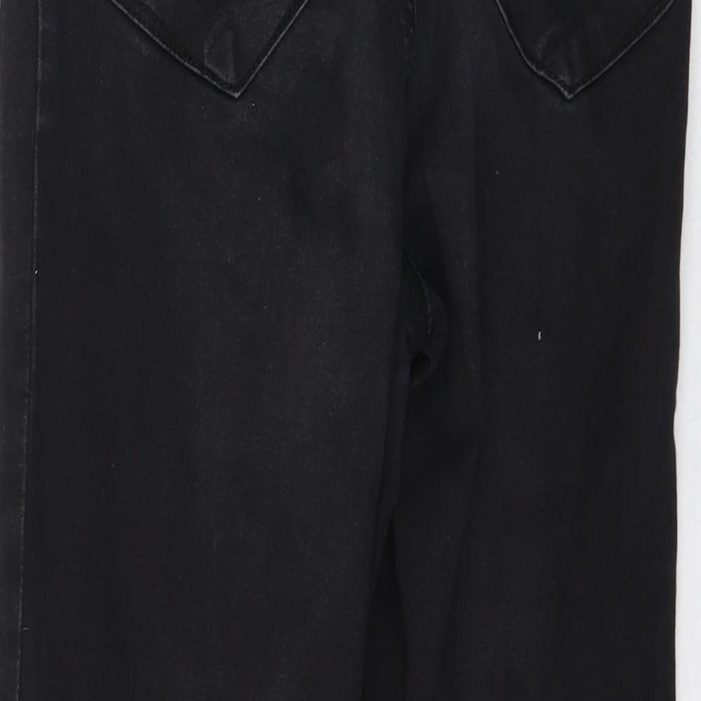 Denim Co. Womens Black  Denim Skinny Jeans Size 10 L25 in