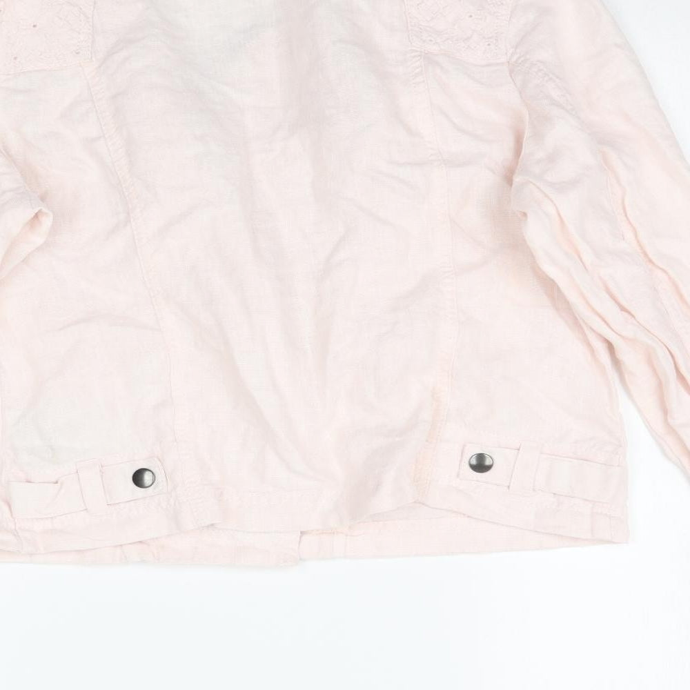 Marks and Spencer Womens Pink   Jacket  Size 14