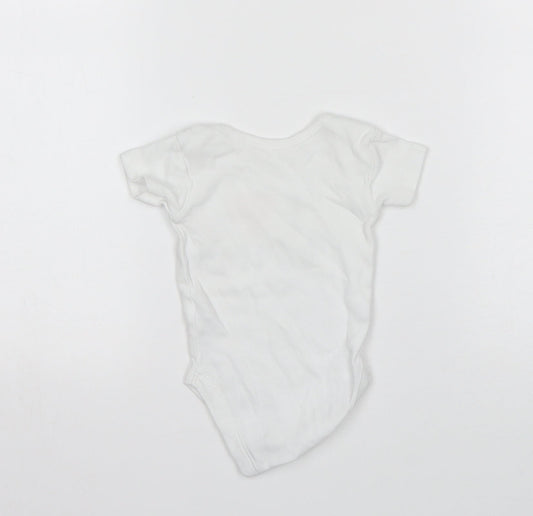 Nutmeg Girls White   Leotard One-Piece Size 3-6 Months  - I Love Mummy