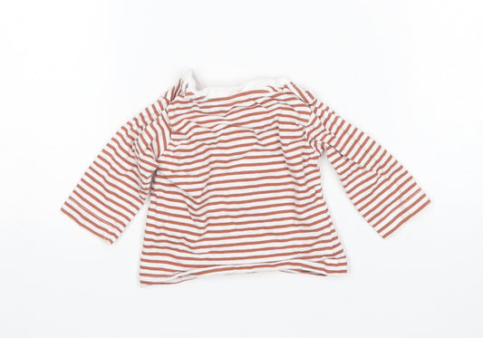 Matalan Girls Multicoloured Striped  Basic T-Shirt Size 0-3 Months