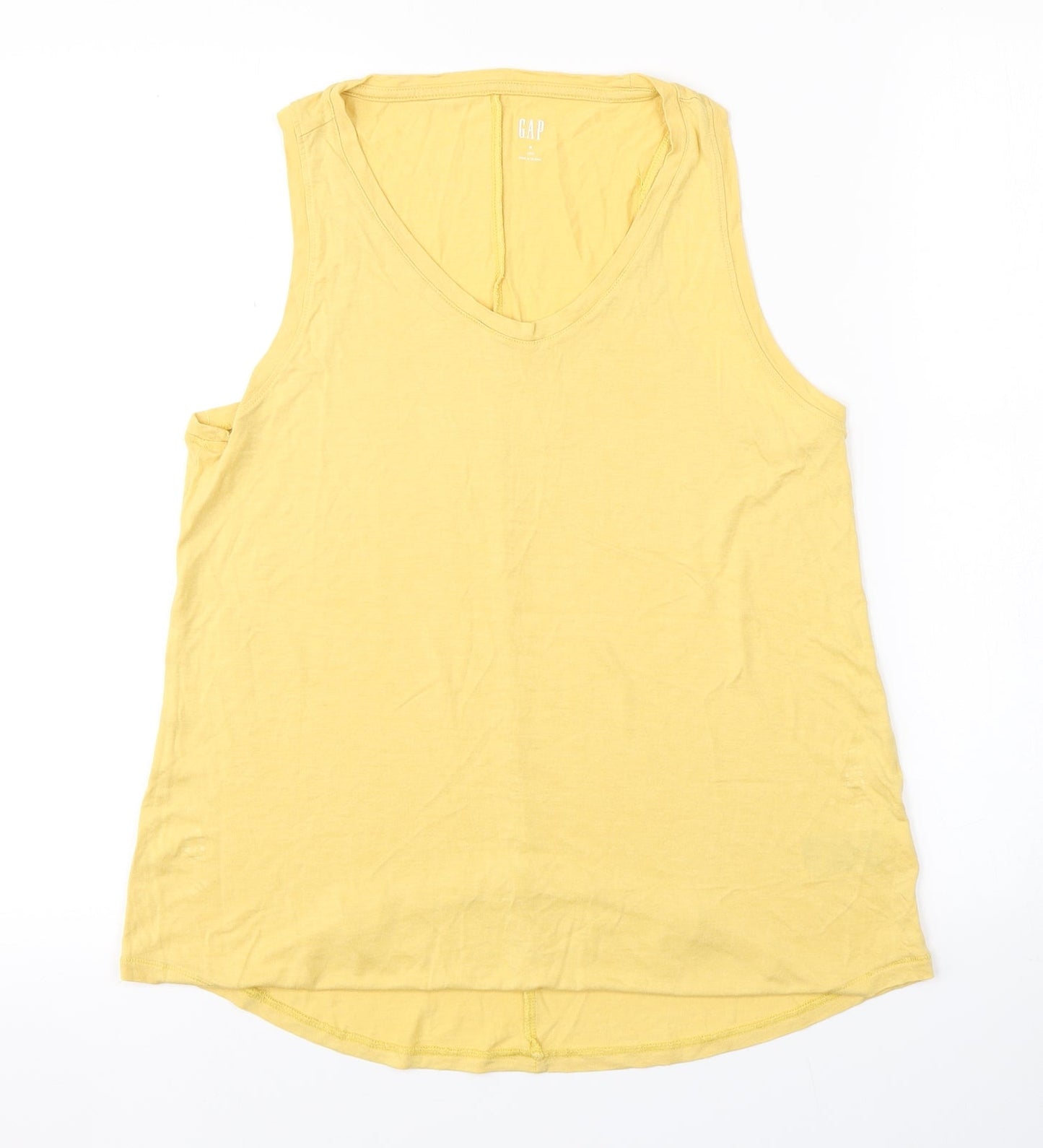 Gap Womens Yellow   Basic Tank Size M