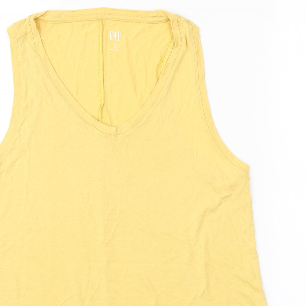 Gap Womens Yellow   Basic Tank Size M