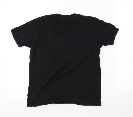 Preworn Boys Black   Basic T-Shirt Size L