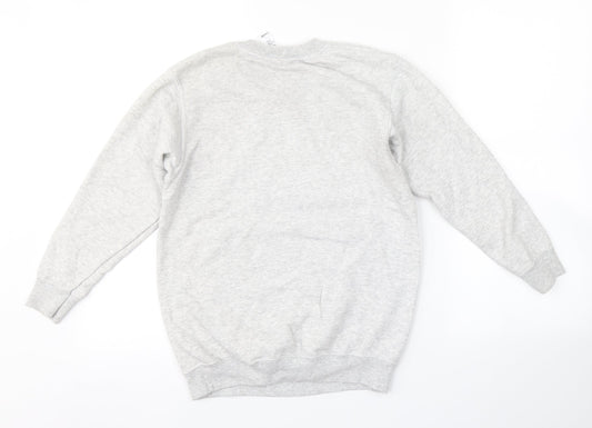 George Girls Grey   Pullover Sweatshirt Size 9-10 Years