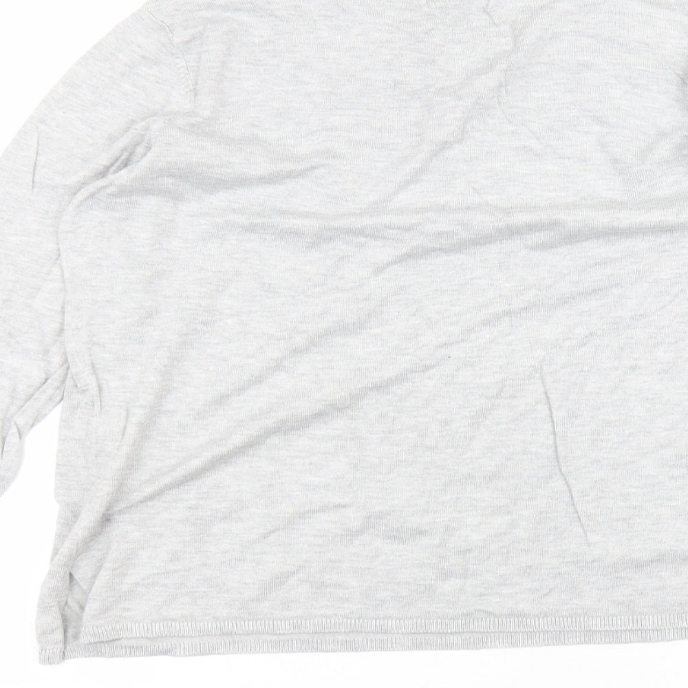 Only Womens Grey   Basic T-Shirt Size L