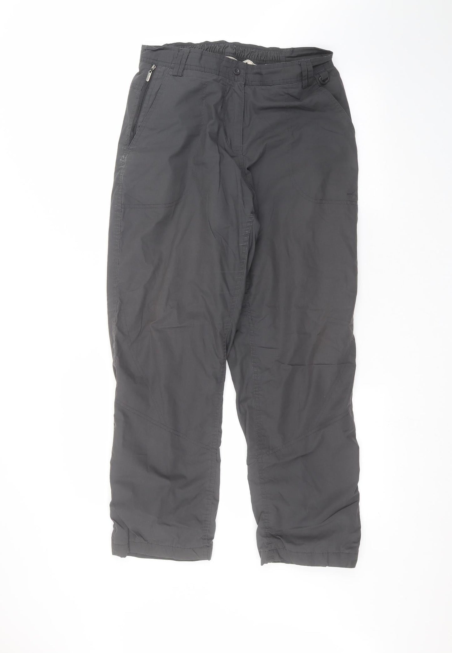 Preworn Womens Black   Sweatpants Trousers Size 12 L27 in