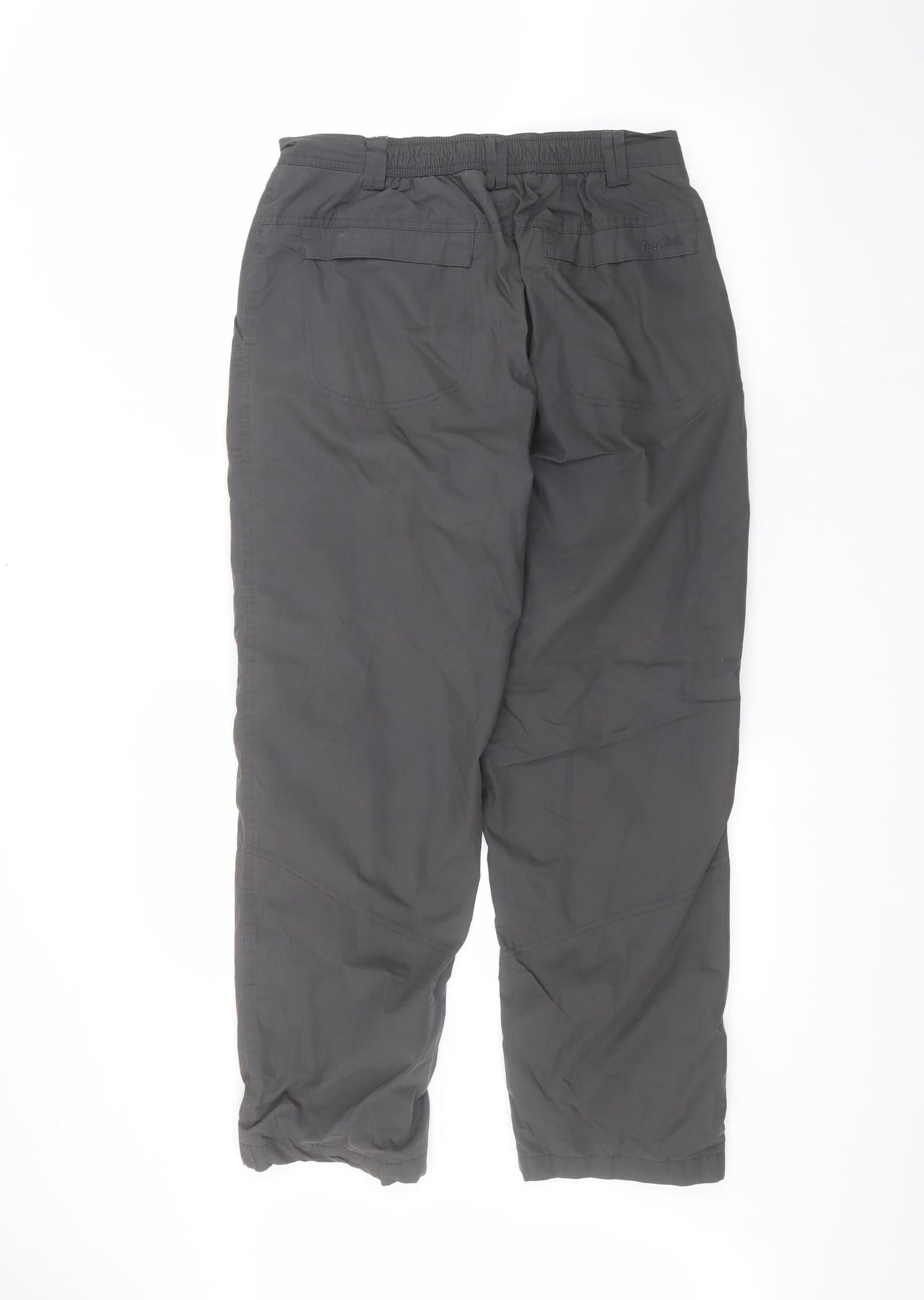 Preworn Womens Black   Sweatpants Trousers Size 12 L27 in