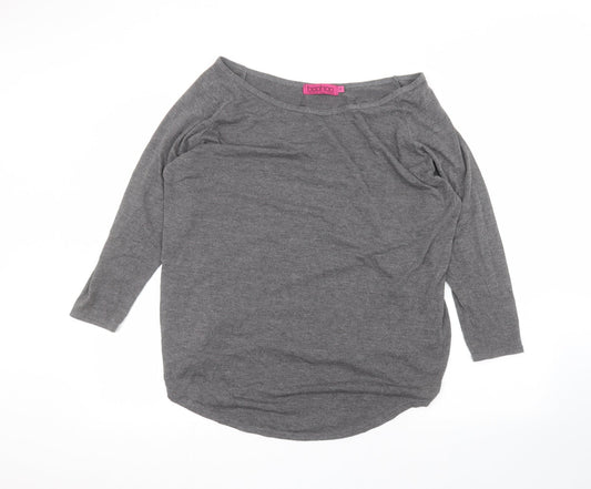 Boohoo Womens Black   Basic T-Shirt Size S