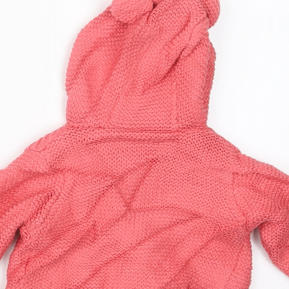 Marks & Spencer Girls Pink   Jacket  Size 3-6 Months