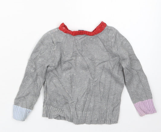 Gap Girls Grey  Knit Pullover Jumper Size 18-24 Months