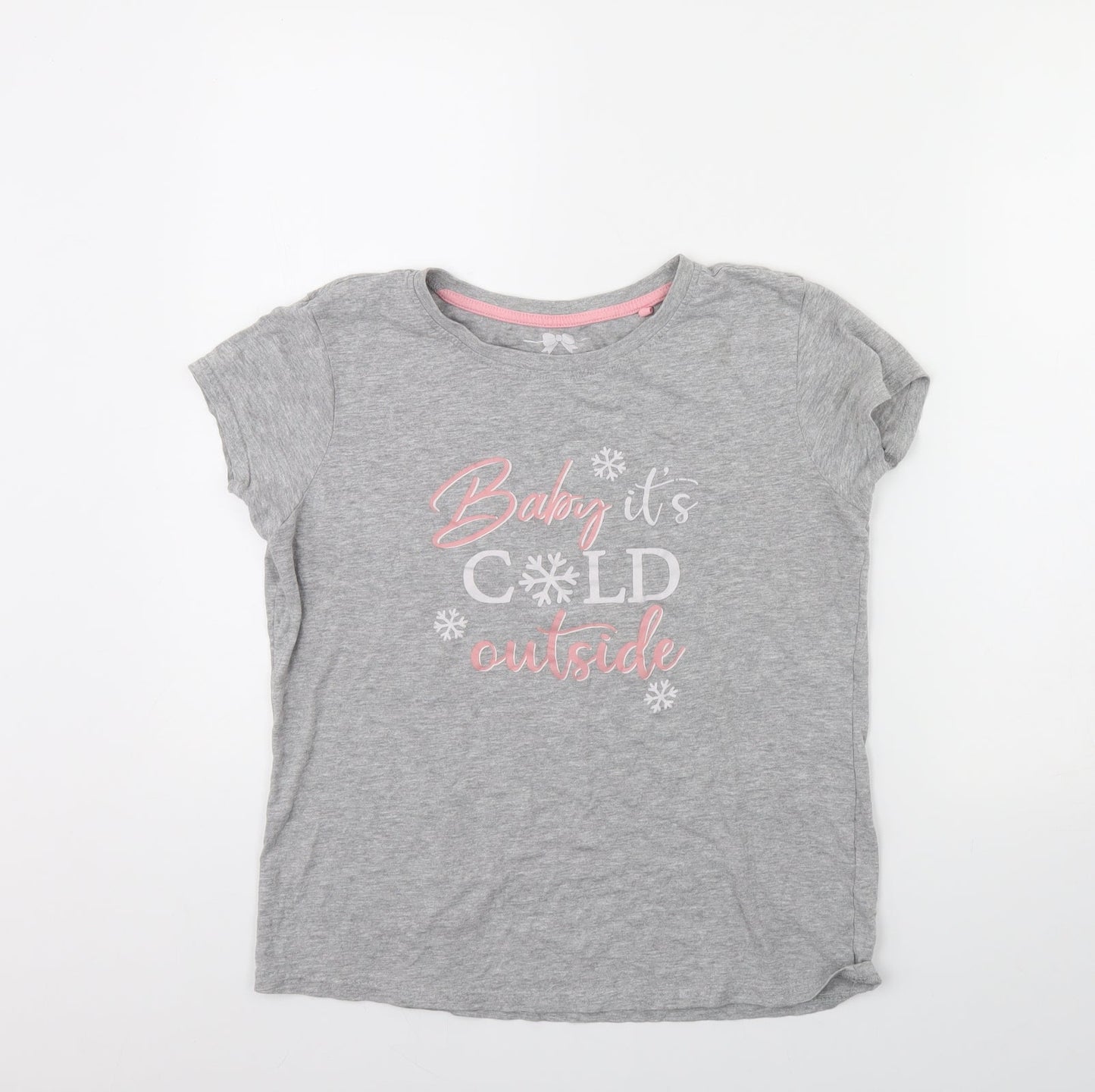 The range Womens Grey Solid  Cami Pyjama Top Size 10  - Christmas
