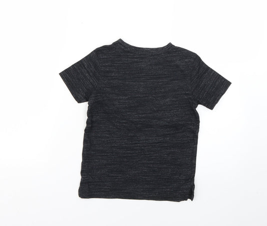 George Boys Grey   Basic T-Shirt Size 5-6 Years