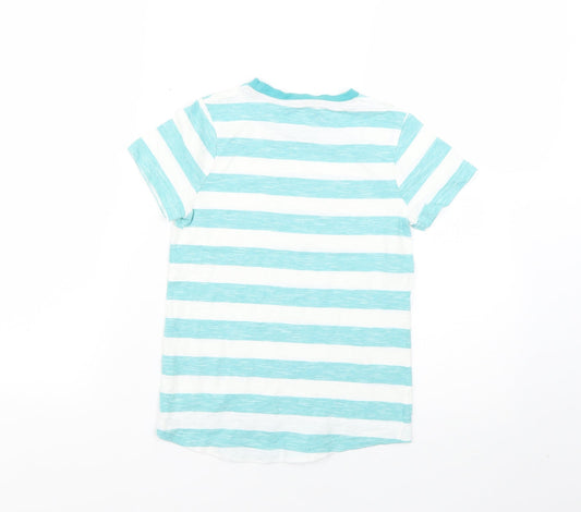 Nutmeg Boys Multicoloured Striped  Basic T-Shirt Size 5-6 Years