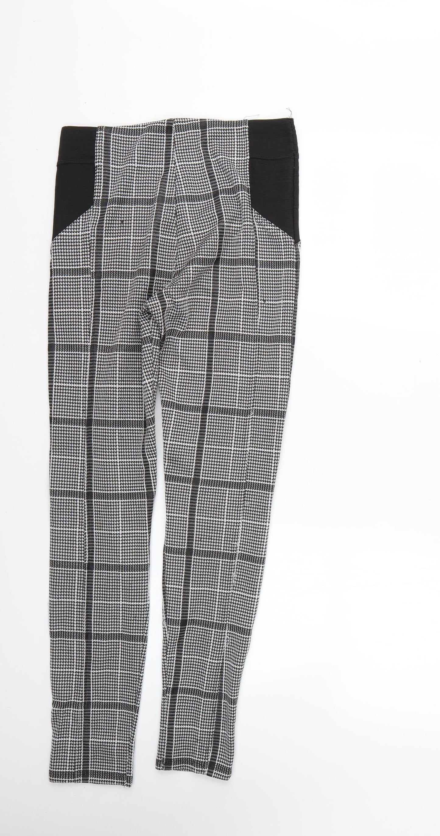 River Island Womens Multicoloured Check  Trousers  Size 10 L25 in