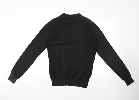 Brave Soul Mens Black   Pullover Jumper Size M