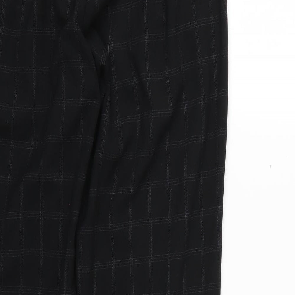 Cedar Wood State Mens Black Check  Trousers   L28 in